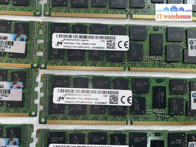 1 X 16Gb Micron 2Rx4 Pc3-10600R Mt36Ksf2G72Pz-1G4E1Ff Server Ram
