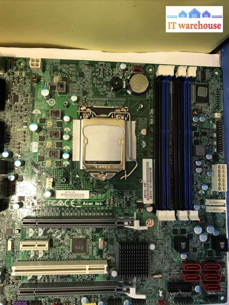 1 x ACER ACRE Q87H3-AM Q87 MOTHERBOARD 1150 DUAL DP INTERFACE SECONDS Z97