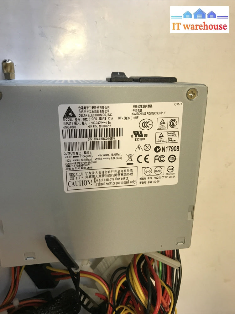 1 x Delta DPS -250AB- 47 A. 250W Power Supply HIK 101700012