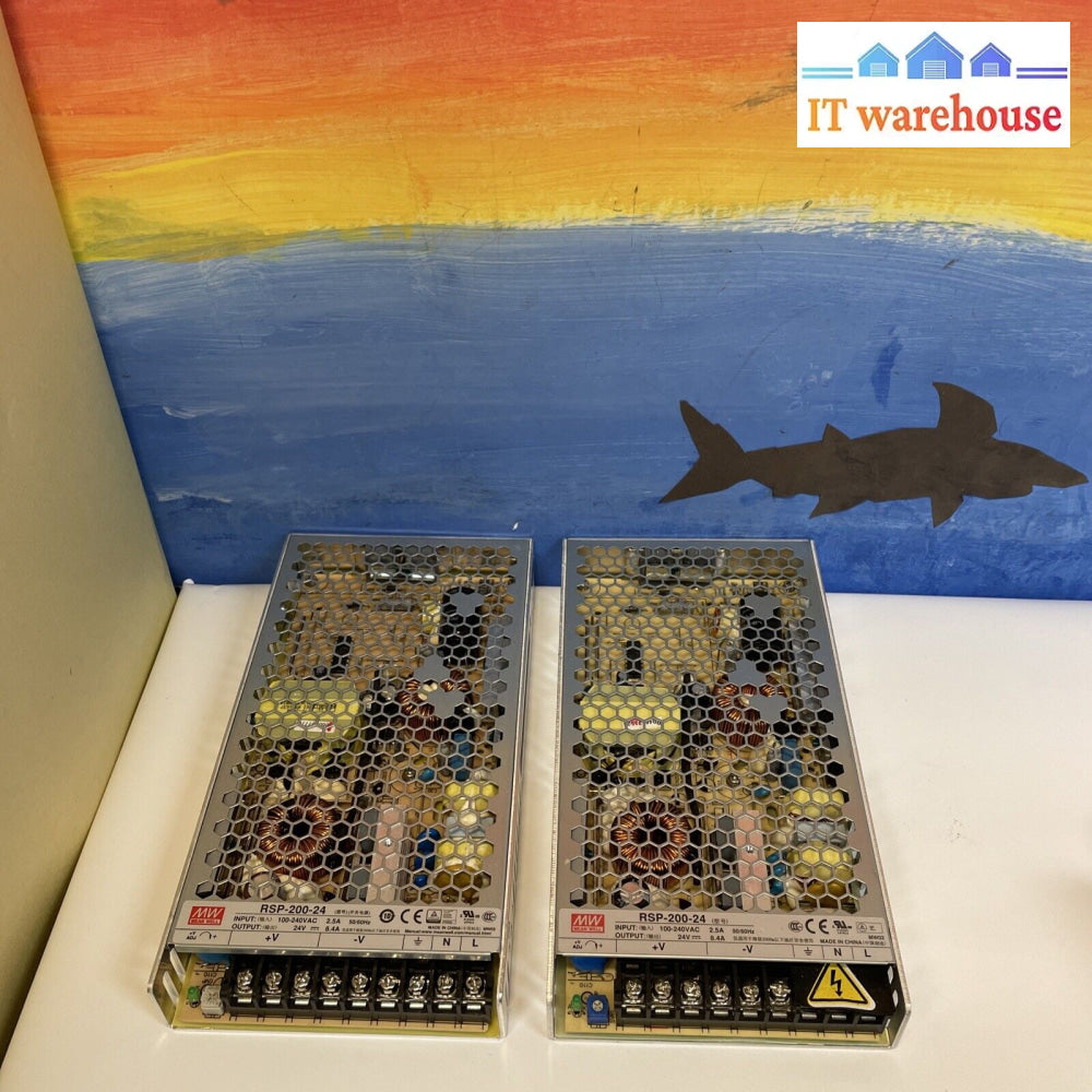 1 X Mean Well Mw Sp-200-24 Switching Power Supply