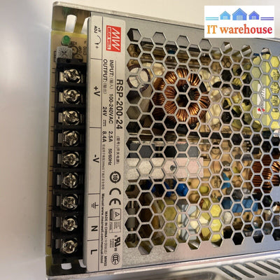 1 X Mean Well Mw Sp-200-24 Switching Power Supply
