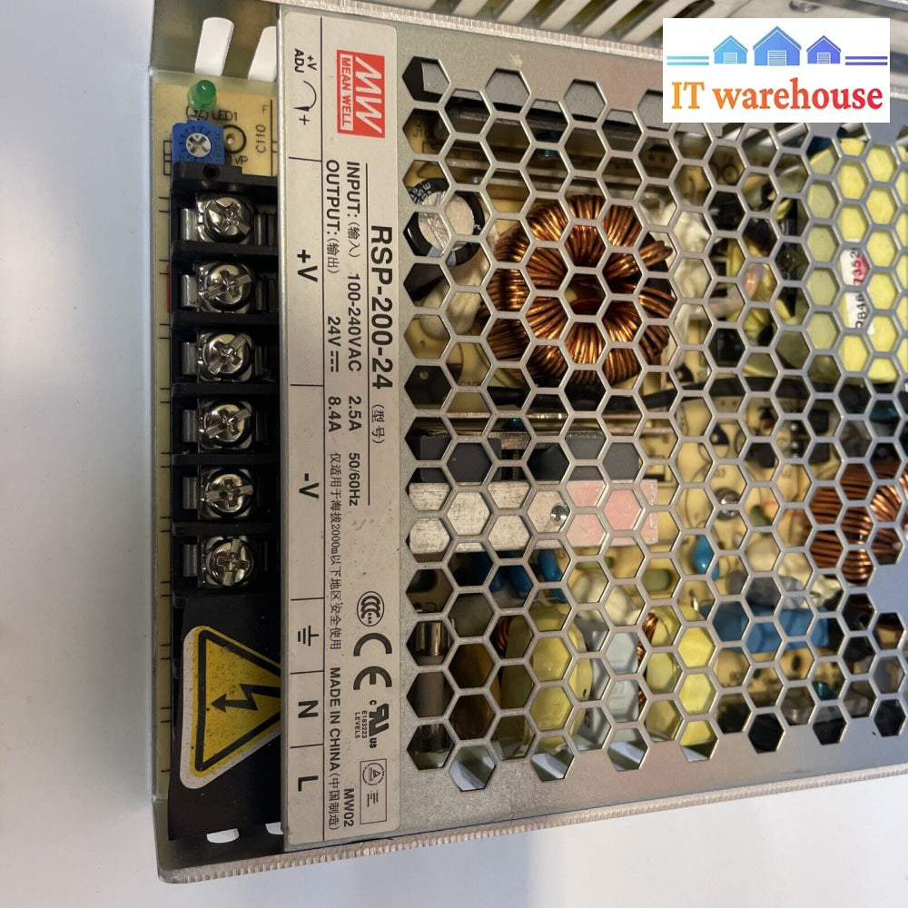 1 X Mean Well Mw Sp-200-24 Switching Power Supply
