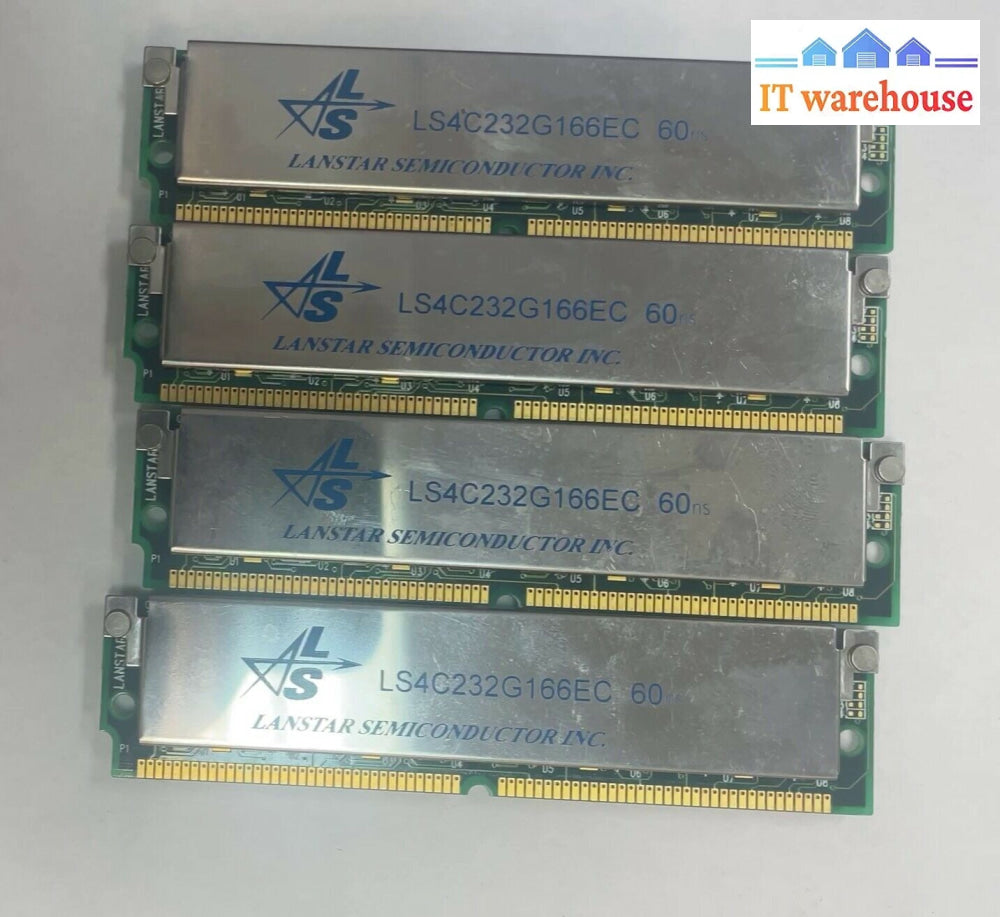 1 X Vintage Lls Ls4C232G166Ec 60Ns Desktop Memory Ram