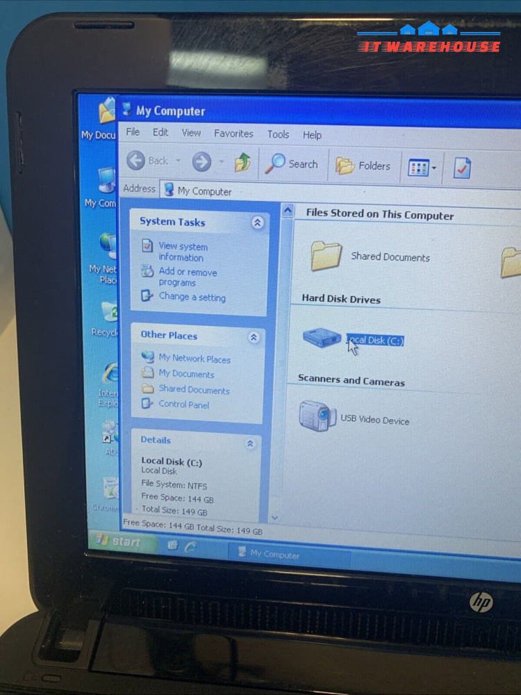 10.1’’ HP Mini 110-1030CA Atom N270 1.60GHz 1GB Ram 160gb Hd windows xp