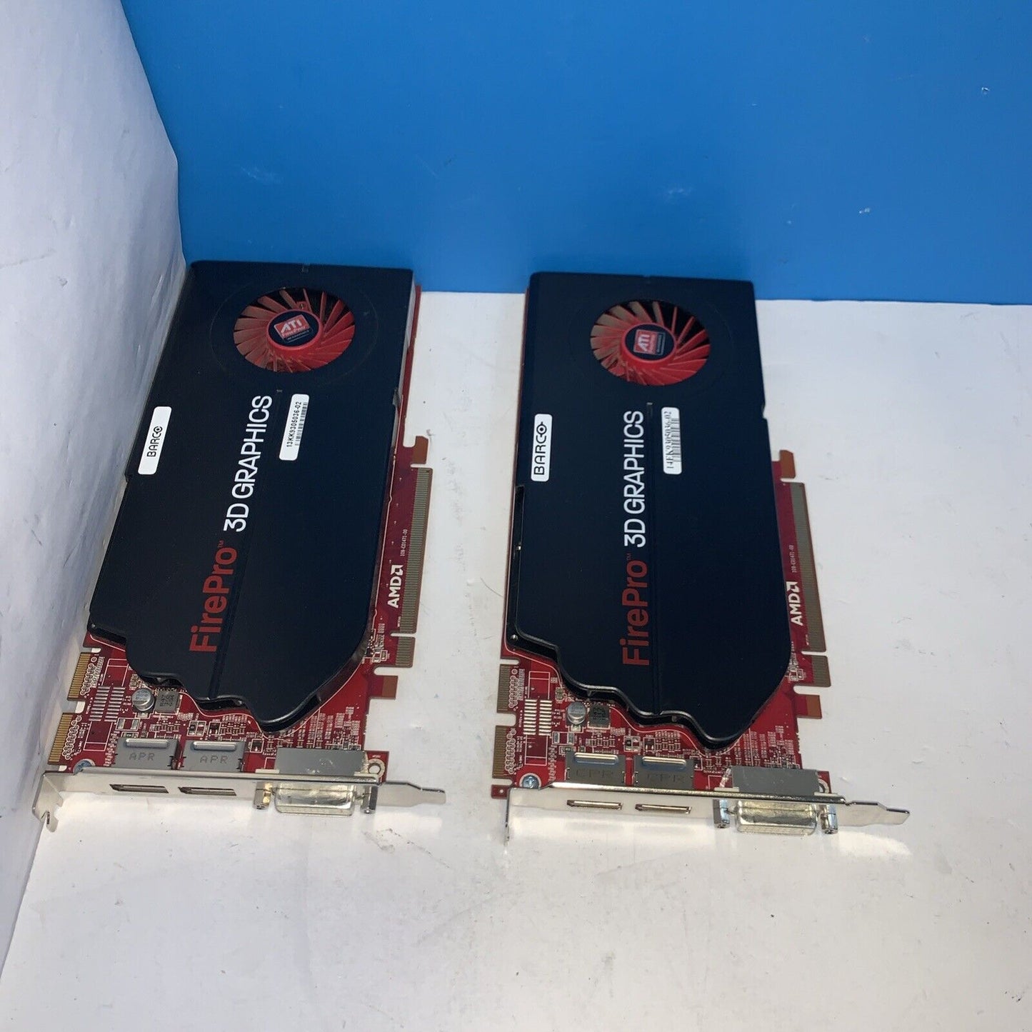 (2x) Barco ATI FireGL MXRT 5400 512MB GDDR4 2-DVI Full Video Card