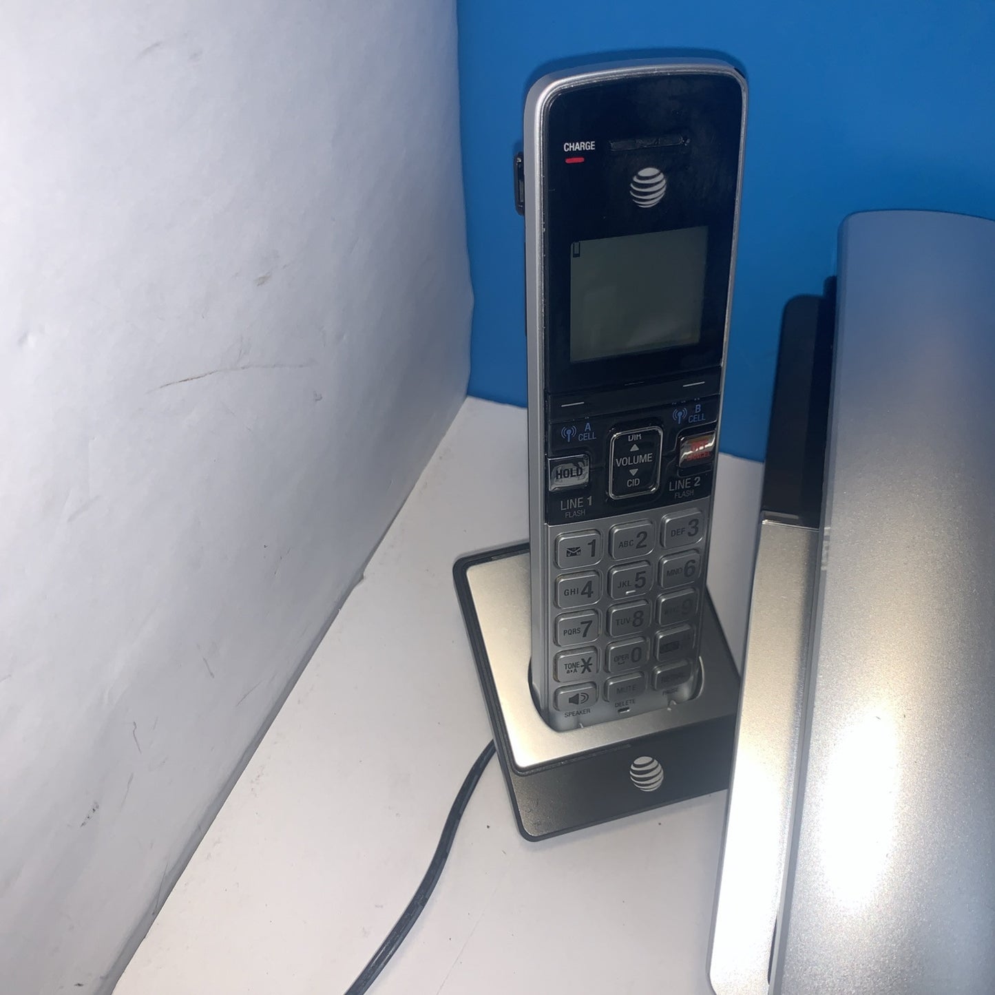 AT&T 2-Line Corded/Cordless Answering System w/ Connect to Cell TL86103