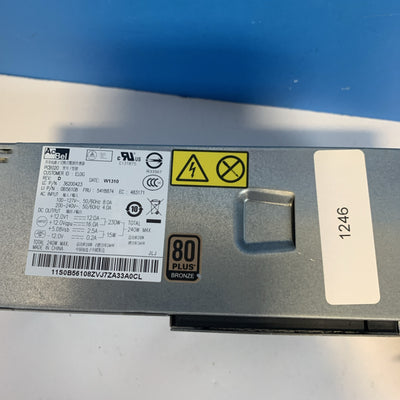 Lenovo FRU 54Y8874 Power Supply AcBel PCB020 36200423 0B56108 PSU