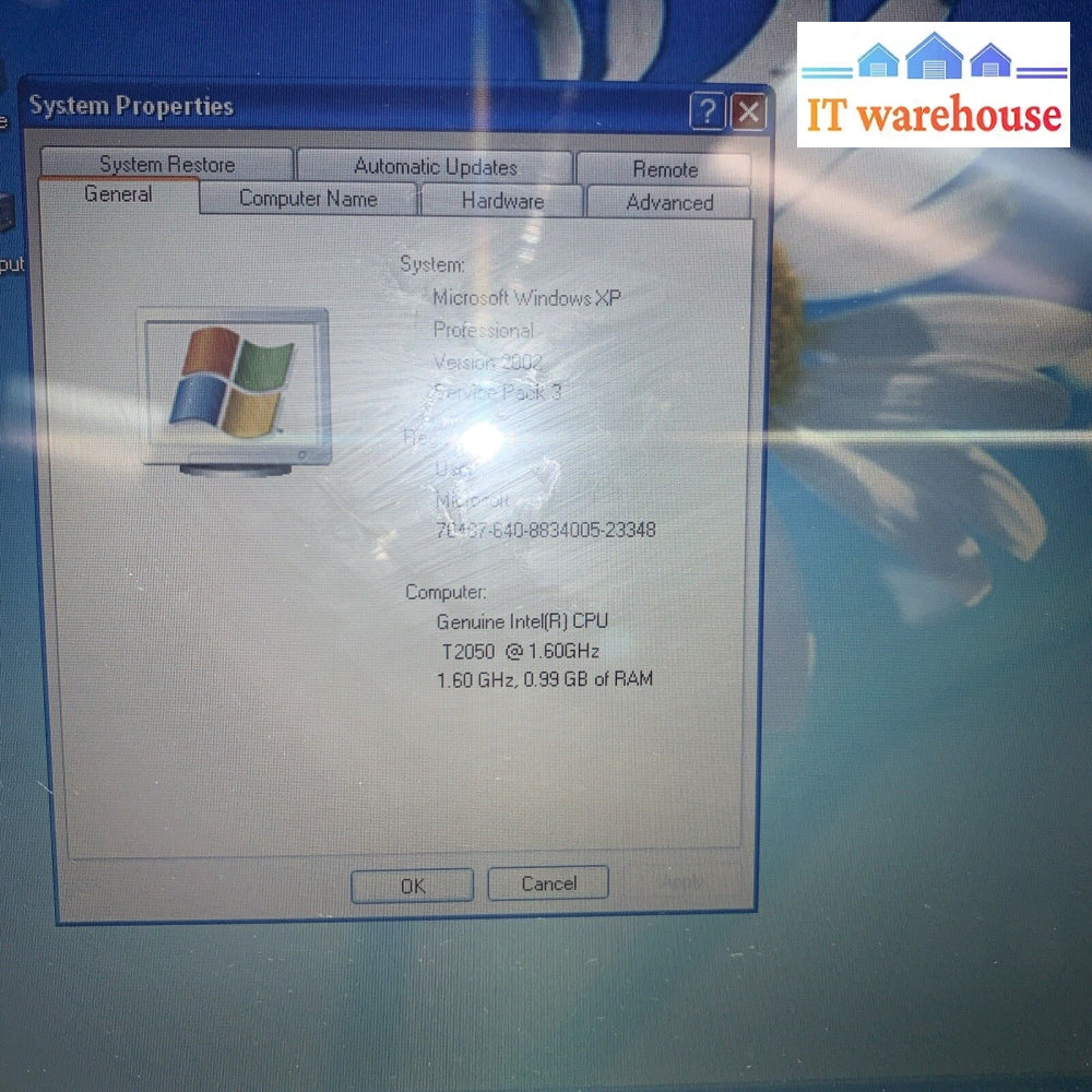 12’’ Toshiba Satellite U200 2-Core 1.6GHZ 1GB 250GB Windows XP pro (Bad Audio)