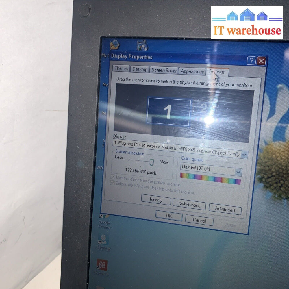 12’’ Toshiba Satellite U200 2-Core 1.6GHZ 1GB 250GB Windows XP pro (Bad Audio)