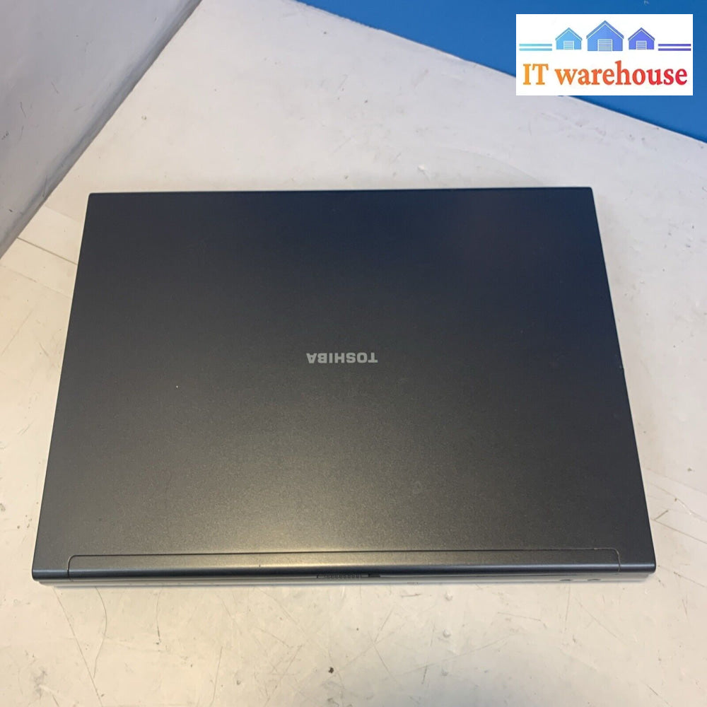 12’’ Toshiba Satellite U200 2-Core 1.6GHZ 1GB 250GB Windows XP pro (Bad Audio)