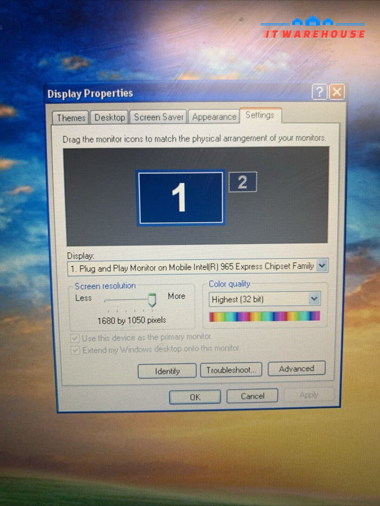 15’’ HP Compaq 6710b Laptop T7500 3GB 250GB DVD Windows XP Pro SP3