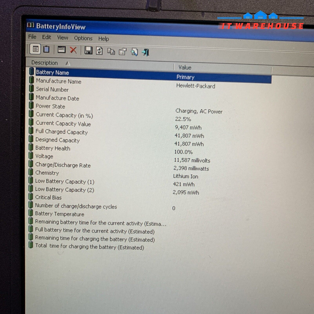 15’’ HP Compaq 6710b Laptop T7500 3GB 250GB DVD Windows XP Pro SP3