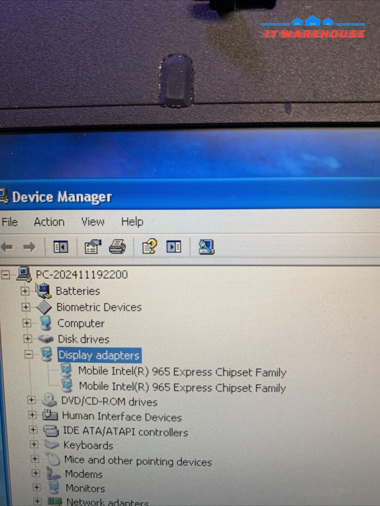 15’’ HP Compaq 6710b Laptop T7500 3GB 250GB DVD Windows XP Pro SP3
