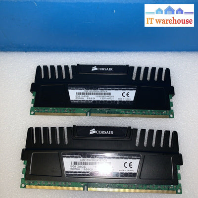 16Gb (2X8Gb) Corsair Vengeance Ddr3-1600Mhz Pc3-12800 1.5V Cmz16Gx3M2A1600C9