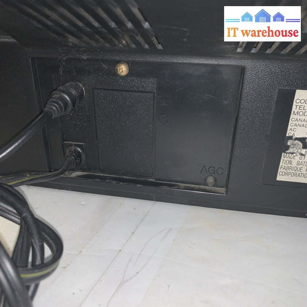 1990 Sharp Linytron Cc14M10 Crt Tv Only