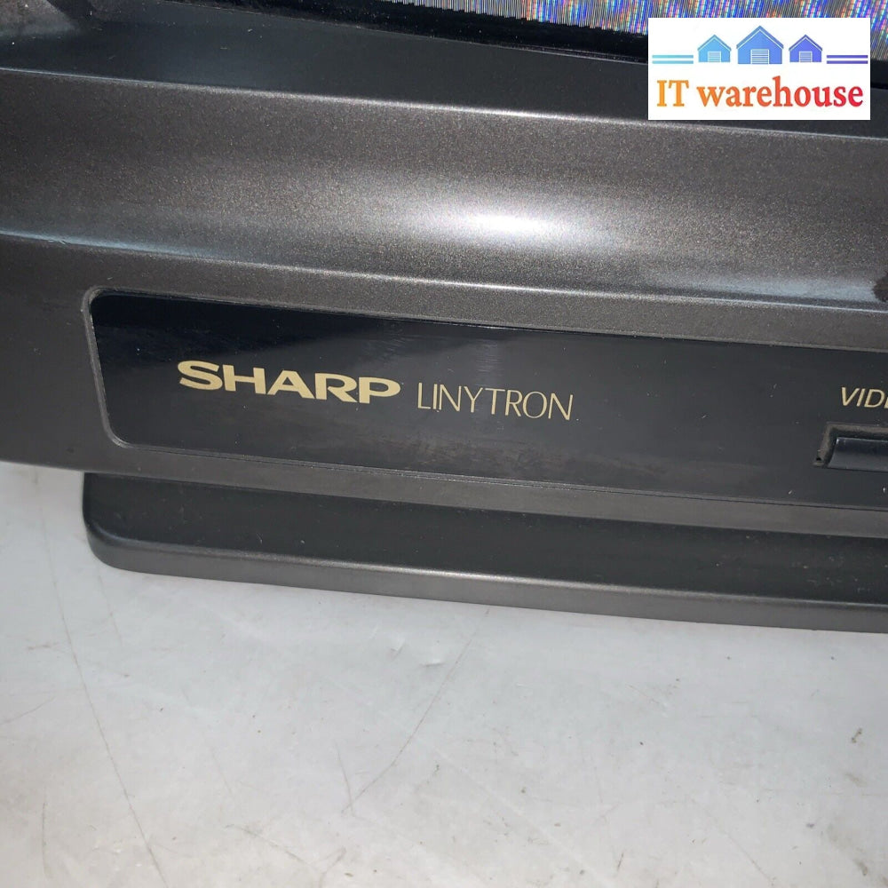 1990 Sharp Linytron Cc14M10 Crt Tv Only