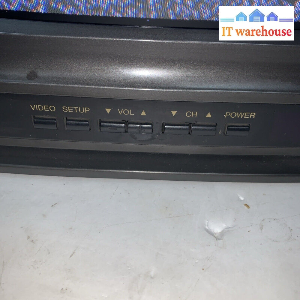 1990 Sharp Linytron Cc14M10 Crt Tv Only