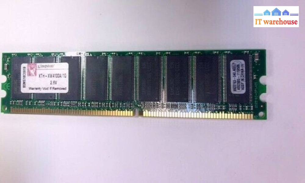 1GB Kingston DDR1 PC3200 400MHz RAM Kth-xw4100A/1G RAM (not for PC)