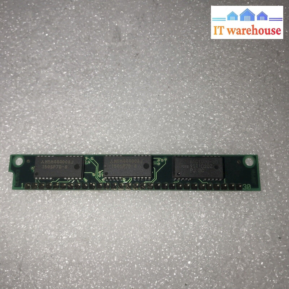 1Mb Simm 30-Pin 70Ns 3-Chip (2X M5M44400Aj) (1X 81C1000-80)