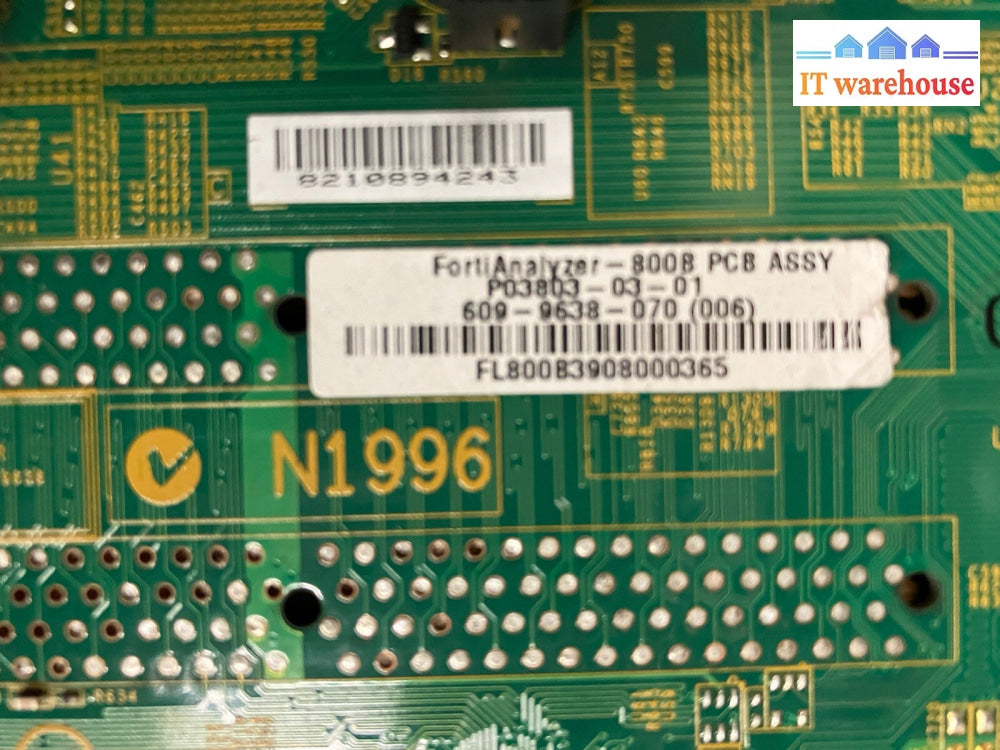 ~ 1pcs MS-9638 VER1.1 771-pin server motherboard For FortiAnalyzer - 800B