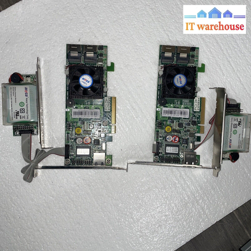 1X Arc1880I Areca Raid Controller 6G 8 Port