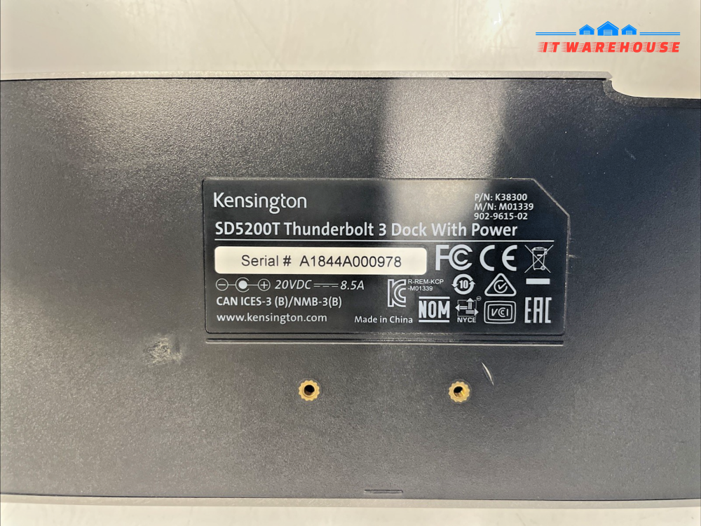 1X Dell D6000 +2X kensington SD5200T Docking Station (NO AC) +