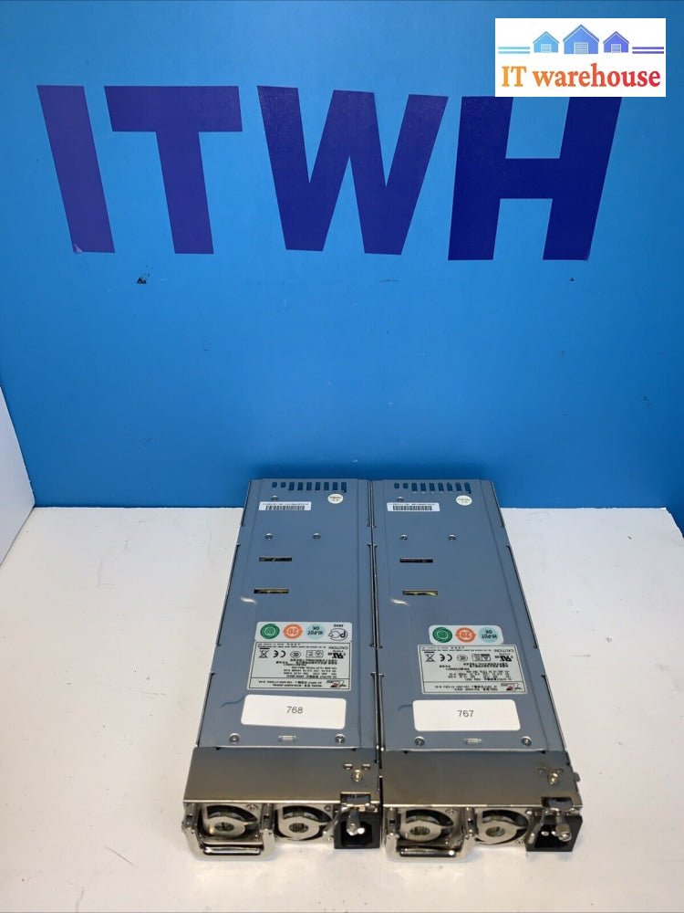 (1x) EMACS ZIPPY M1W-6460P SERVER POWER SUPPLY 460W 100-240V