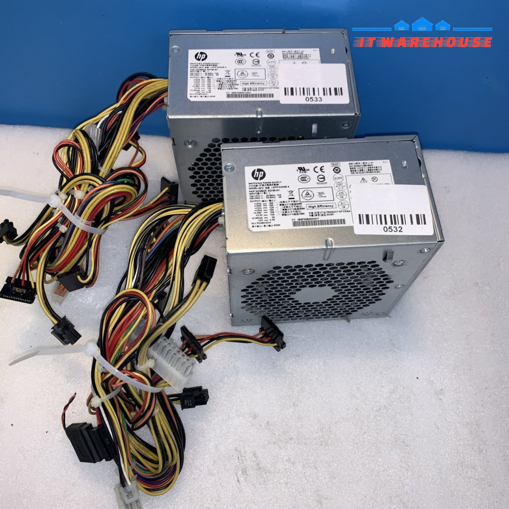1x Genuine HP ENVY H9 Series Desktop 600W Power Supply 633186-002 DPS-600WB A