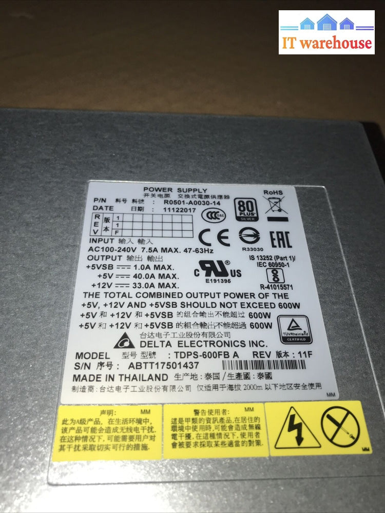 1X Hitachi Dw-F800-Dbsc Virtual Hdd Storage Array Power Supply R0501-A0030-14