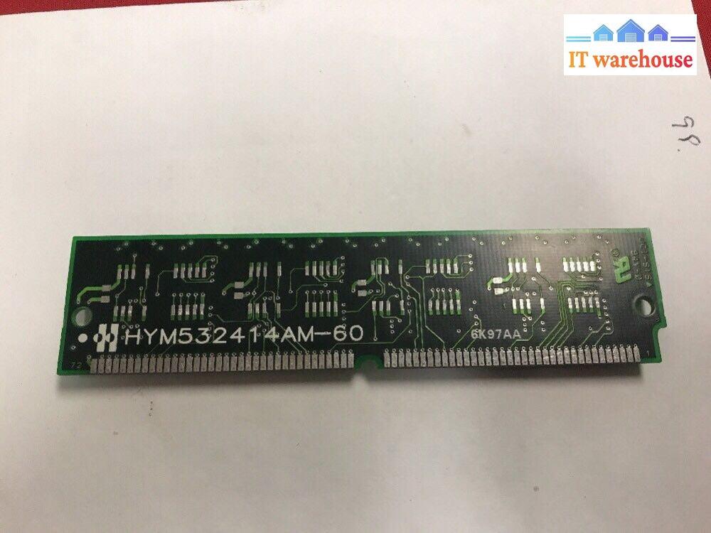 1x HYUNDAI HYM532414AM-60 RAM MEMORY MODULE CARD 72 PIN 16MB #E.BOX-11