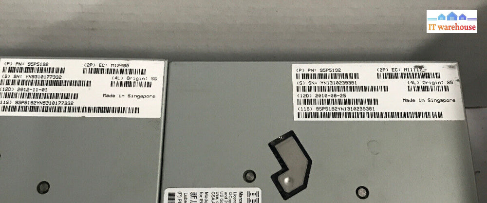 - 1X Ibm 95P4516 Lto Ultrium 4 Fibre Channel 800/1600Gb Tape Drives 95P5192