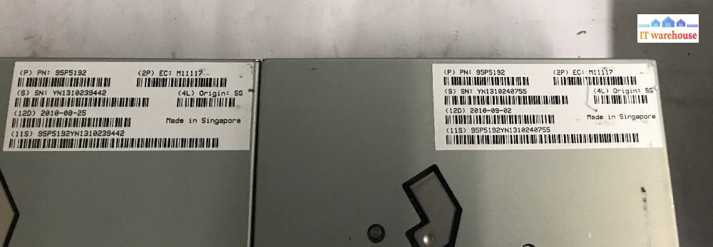 - 1X Ibm 95P4516 Lto Ultrium 4 Fibre Channel 800/1600Gb Tape Drives 95P5192