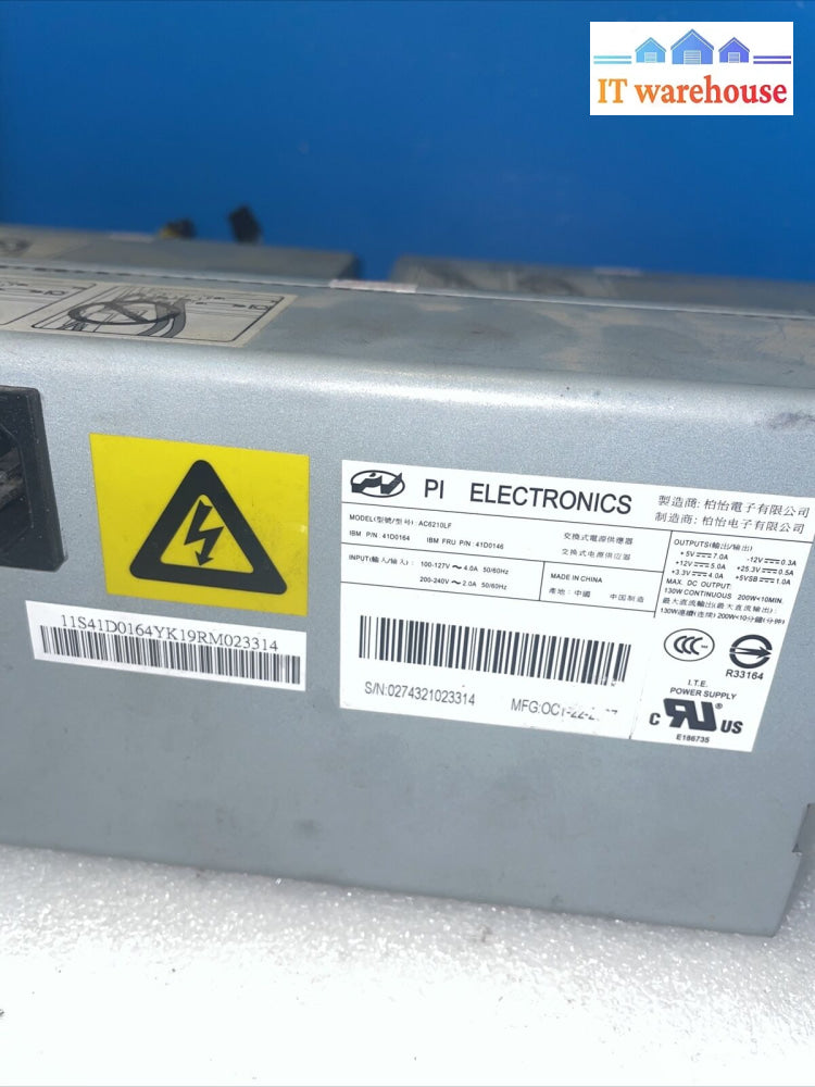 1X Ibm Touch 4840-514/544 Power Supply Pos 41D0146 Ac6210Lf