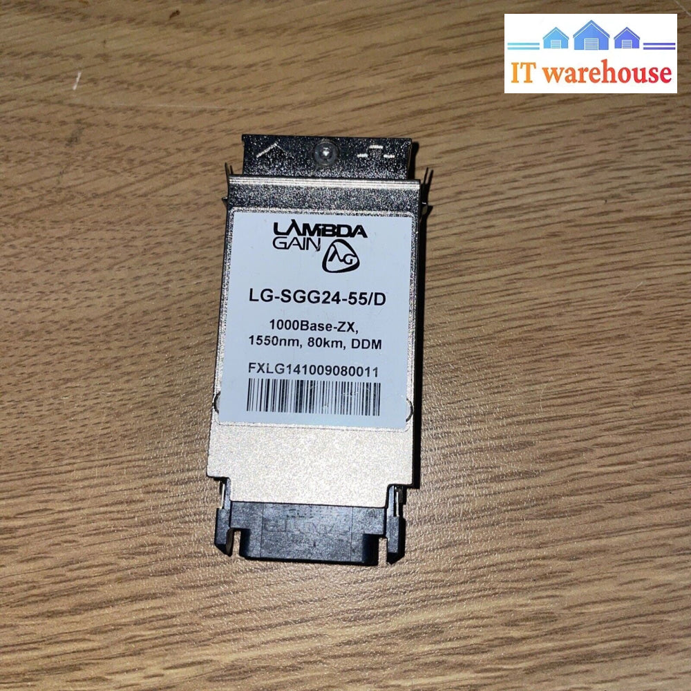 (1x) LAMBDA LG-SGG24-55/D1000Base-ZX GBIC Module 1550nm 80km