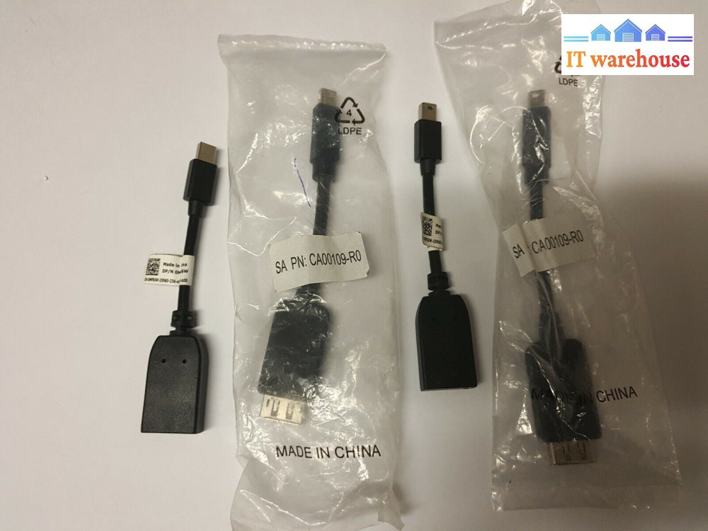 - 1X Male Thunderbolt To Standard Displayport Female Adapter Mfr6W Ca00109-R0