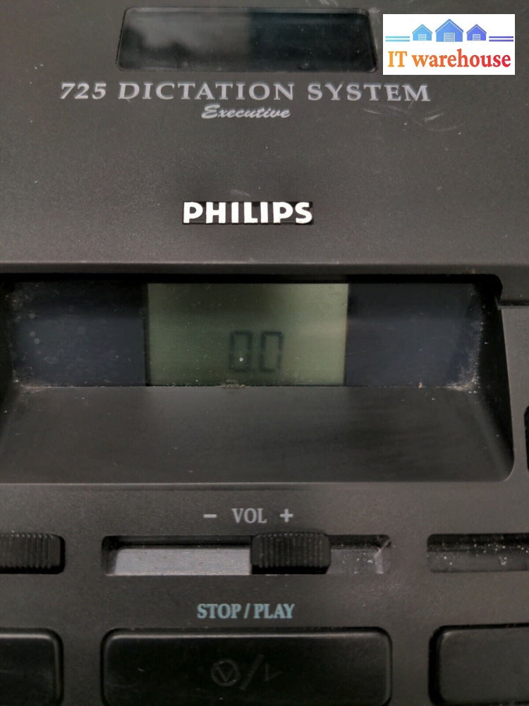 - 1X Philips Lfh 0725/02 725 Dictation System (With Compatible Ac Adapter )