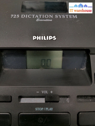 - 1X Philips Lfh 0725/02 725 Dictation System (With Compatible Ac Adapter )