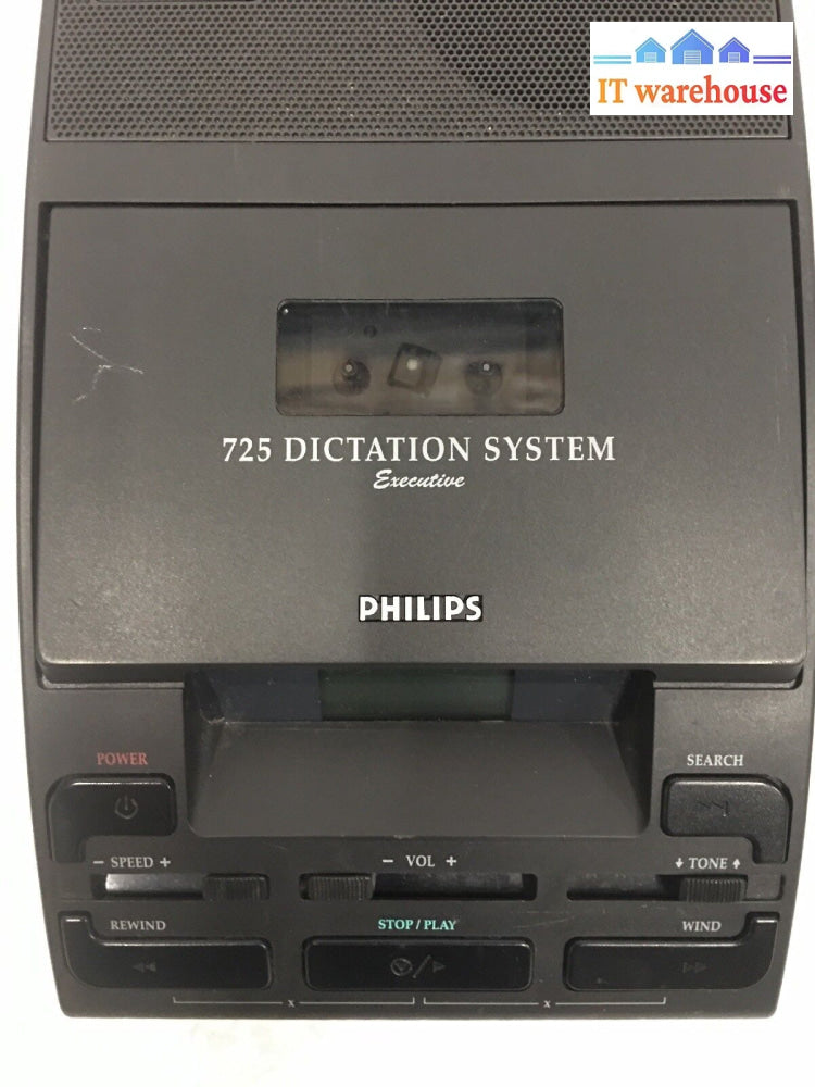 - 1X Philips Lfh 0725/02 725 Dictation System (With Compatible Ac Adapter )