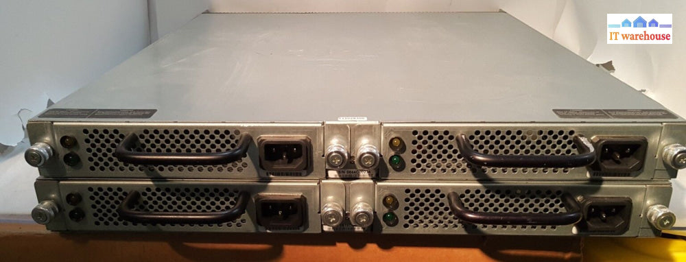 - 1X Qlogic Sanbox 5602 Sb5602 Fibre Channel Switch W/ (2X) Power Supply