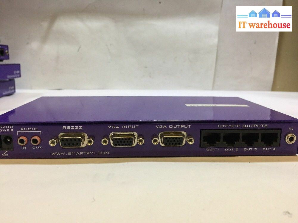 - 1X Smartavi Xt-400 Uxga/Audio/Ir/Rs232 Multi-Point Cat5 Transmitter (W/Ac)