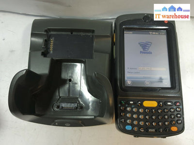 - 1X Symbol Motorola Mc75A Mc75A0 Windows Mobile Scanner W/Cradle (No Stylus)