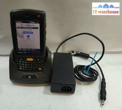 - 1X Symbol Motorola Mc75A Mc75A0 Windows Mobile Scanner W/Cradle (No Stylus)