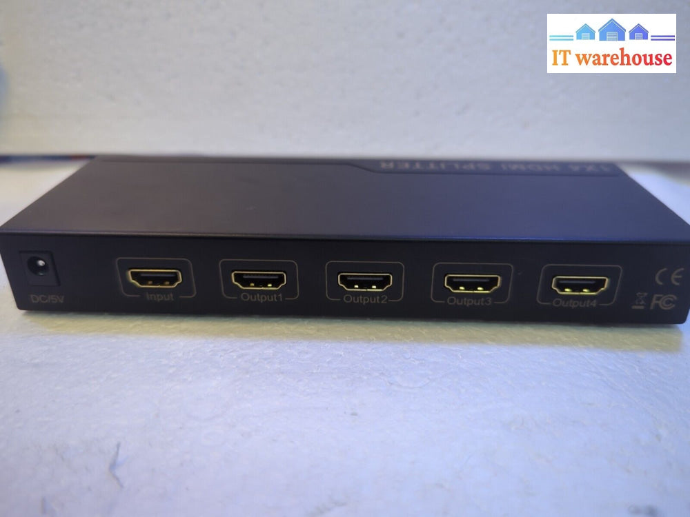 - 1X4 Hdmi Splitter 1 In 4 Out Tested