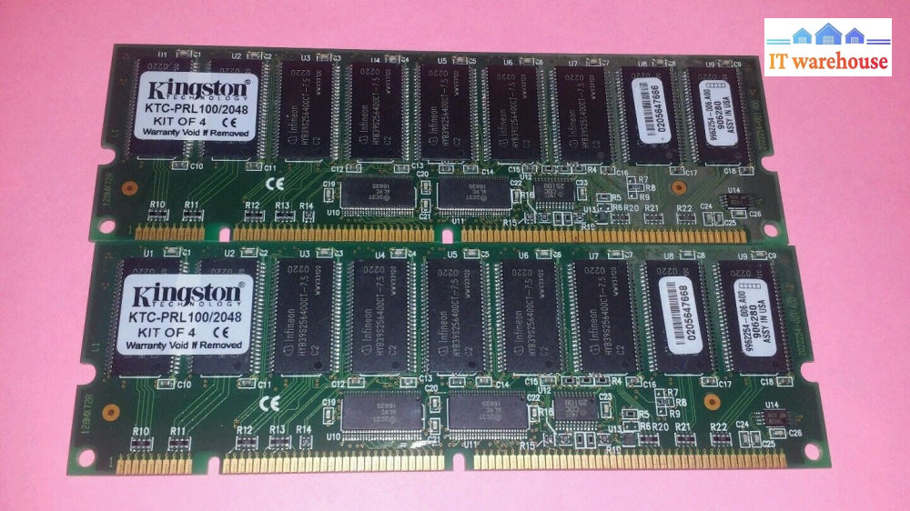 2 x 512MB Kingston KTC-PRL100/2048 ECC DIMM Kit Server Memory @@@
