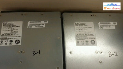 2 X Emc Astec 533W 1U Power Supply Aa26150L Ph-Xxxxxx-13290-13T-00Hb