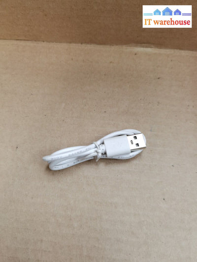 2 X Unused White 20 Inch Usb Type-C Charger Cable (Length 50Cm)