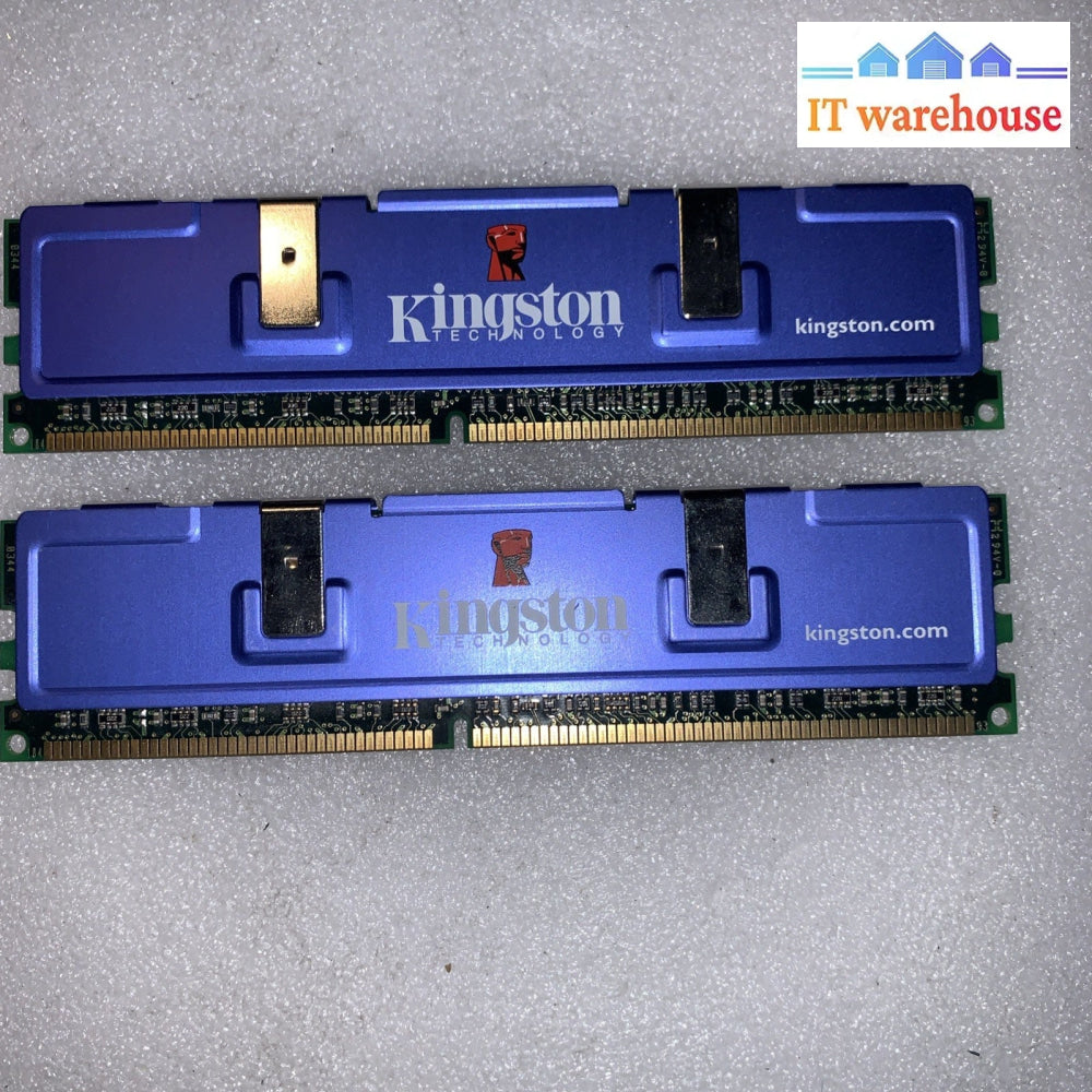2x 256MB Kingston HyperX DDR Non-ECC Unbuffered DIMM CL3 466MHz KHX3700K2/512