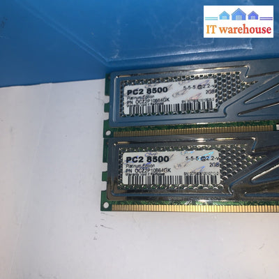 2x 2GB DDR2-1066 DIMM OCZ DIMM OCZ2P10664GK Desktop Memory RAM
