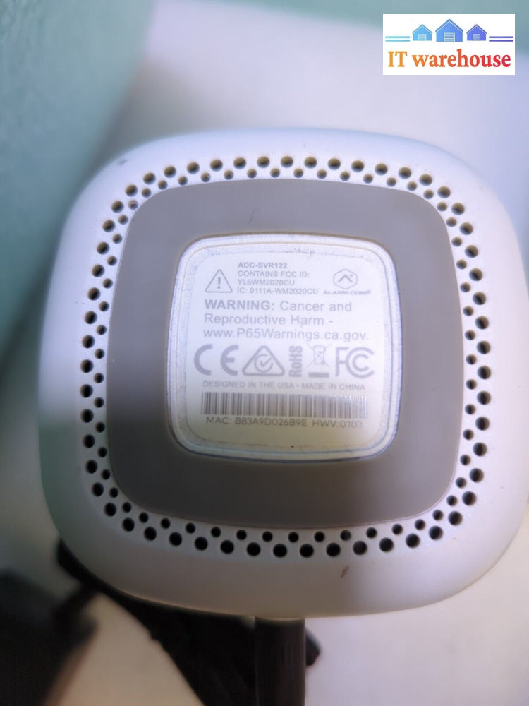 2X Alarm.com - Streaming Video Recorder Adc-Svr122 With Ac Adapter