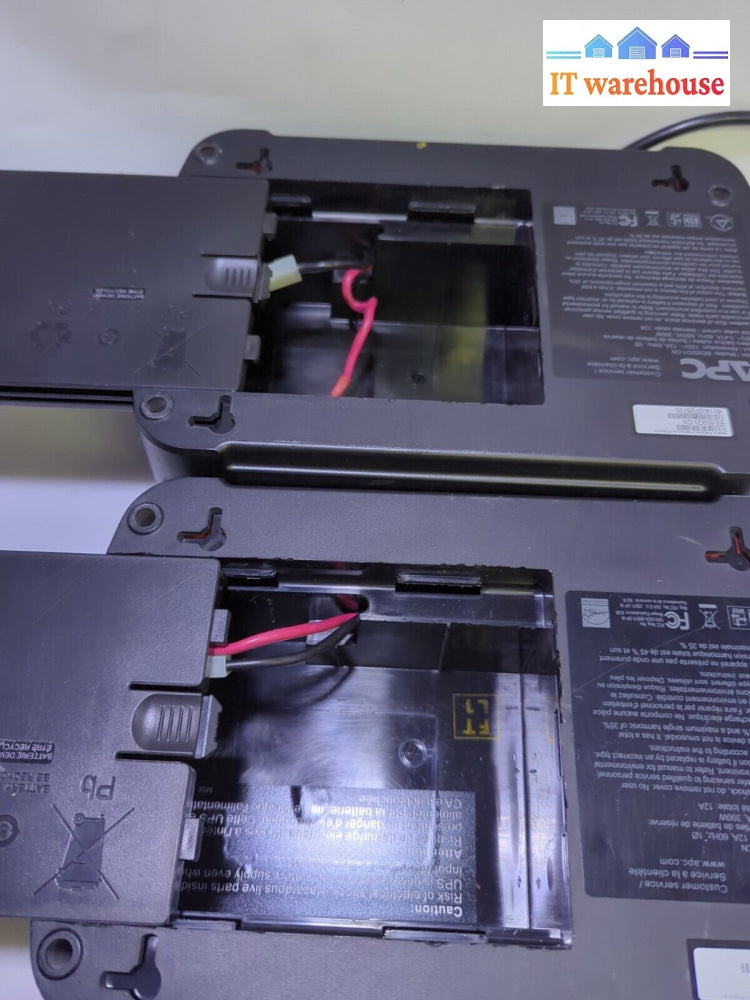 - 2X Apc Back-Ups 650 8 Outlets Ups Be650G1 Tested (No Battery)